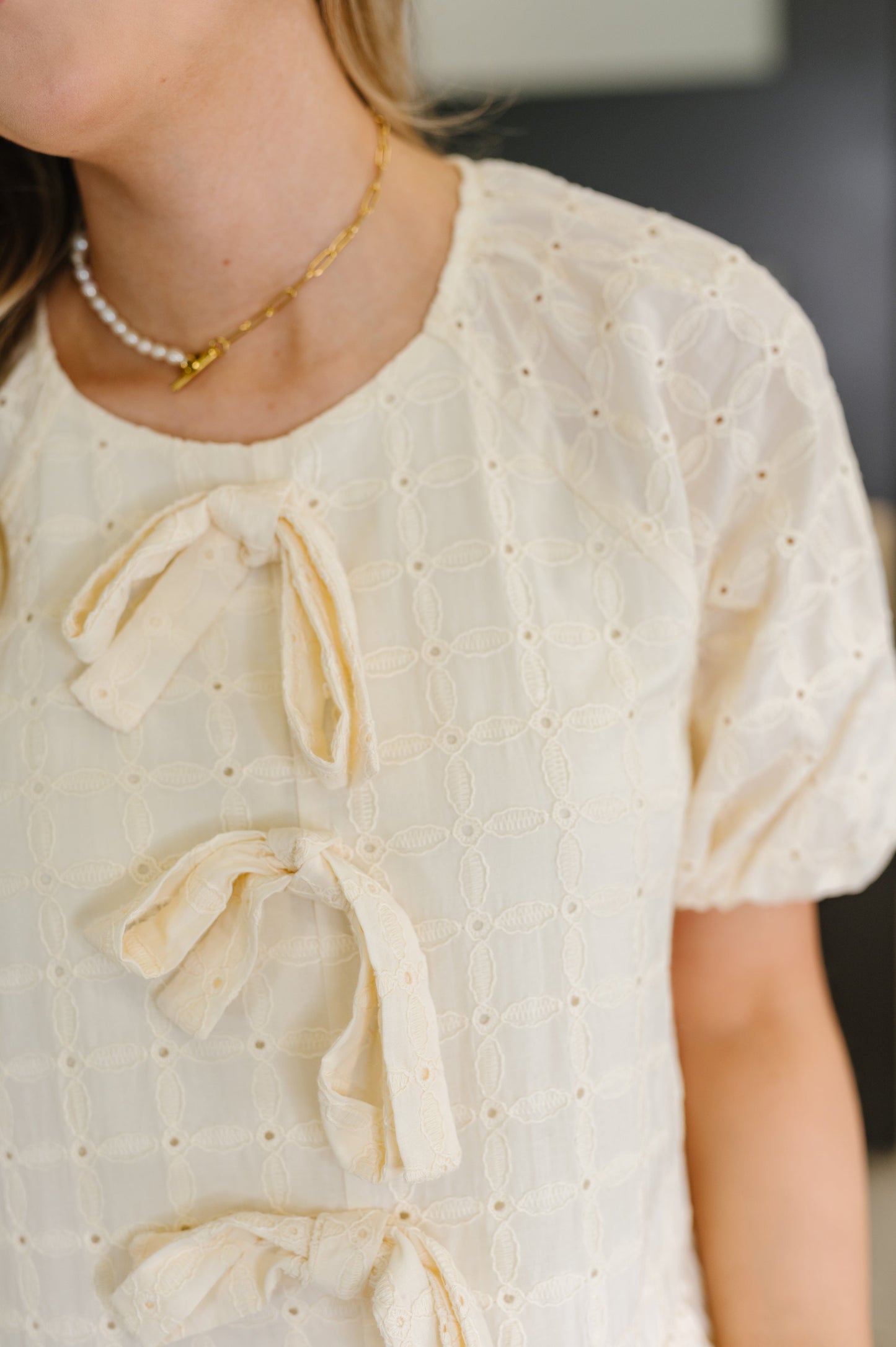 Simply Stunning Eyelet Top