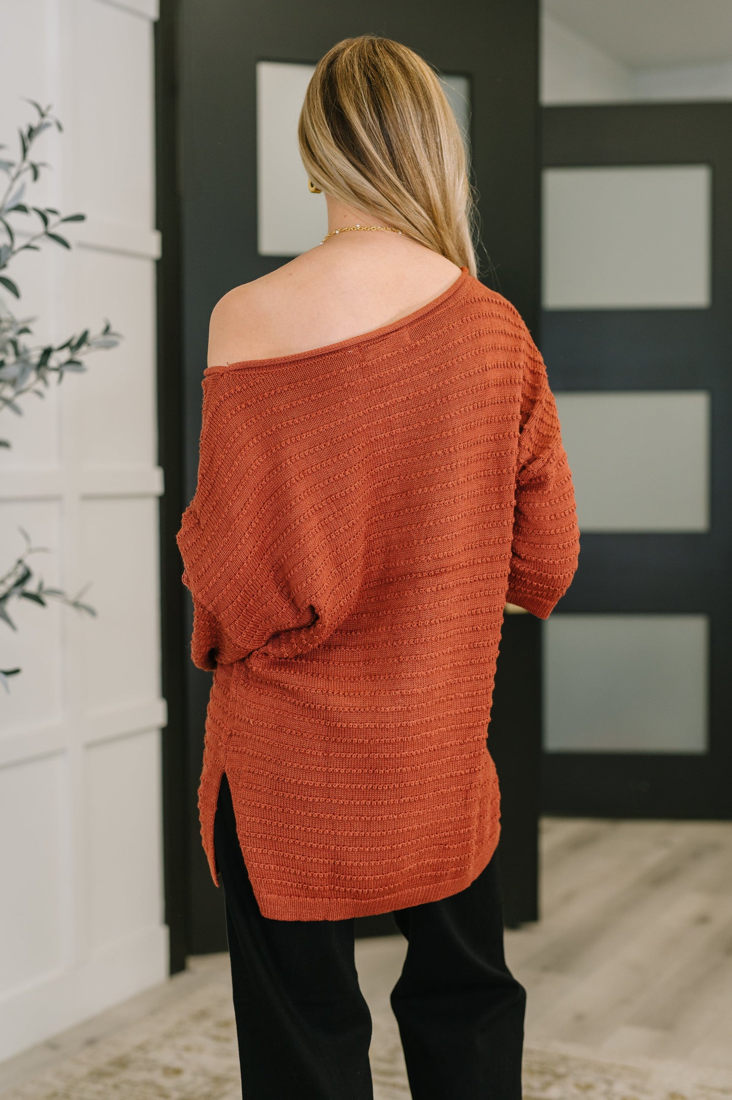 Slouchy Gal Off-Shoulder Top