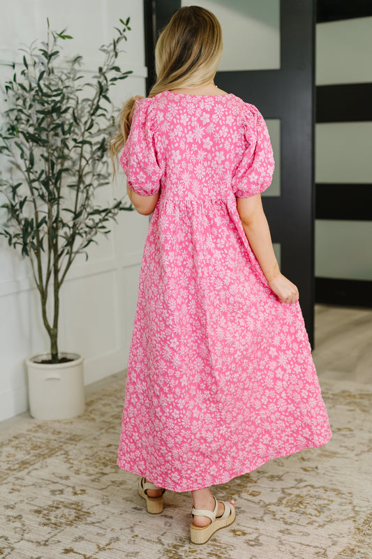 Softly Spoken Dress | Hot Pink