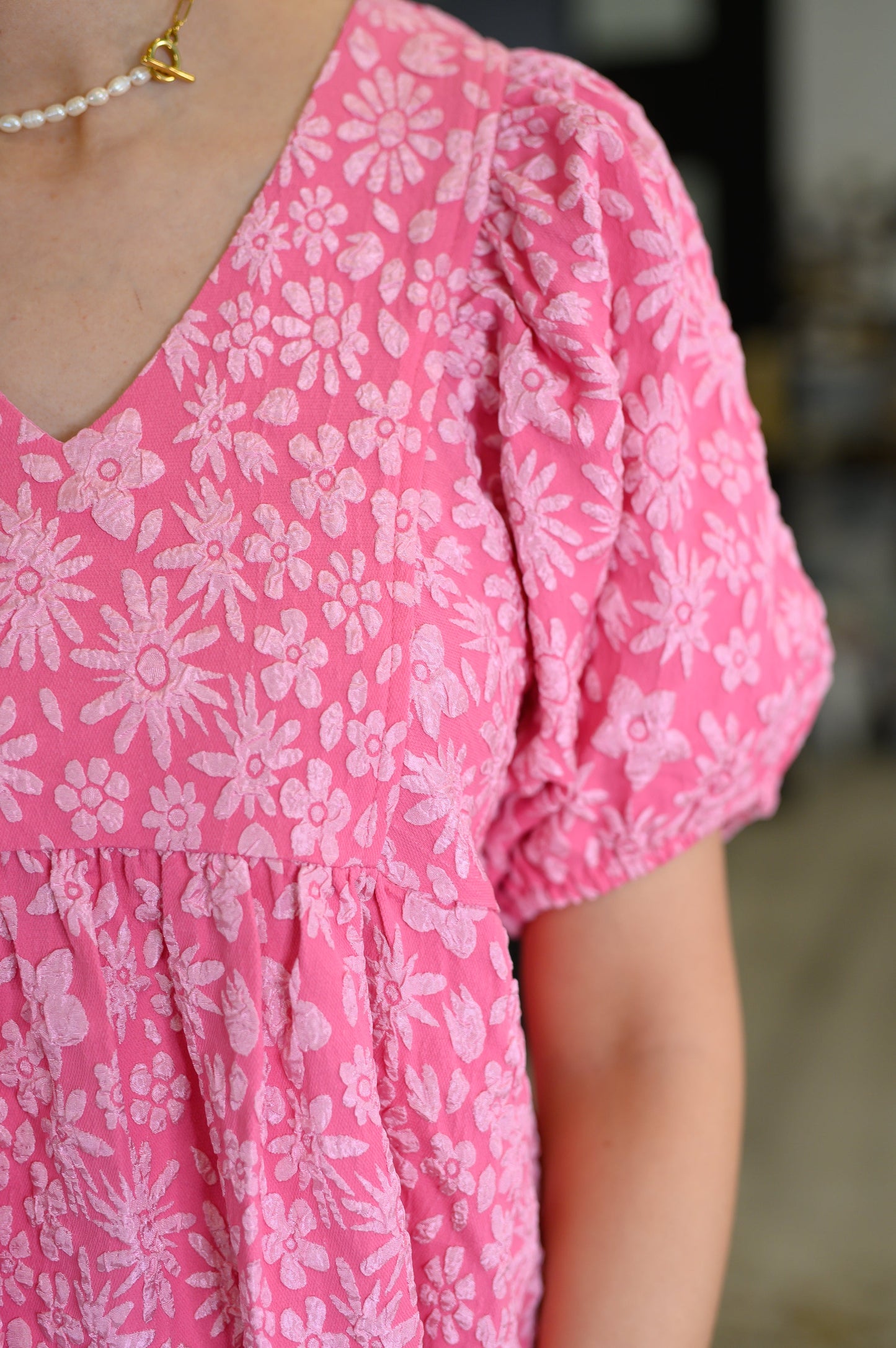 Softly Spoken Dress | Hot Pink