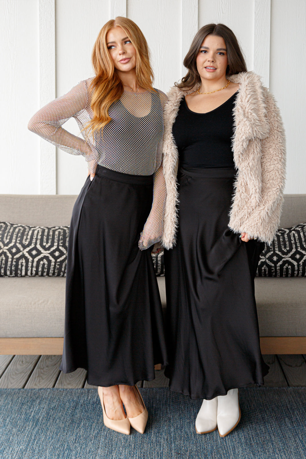 Timeless Tale Maxi Skirt | Black