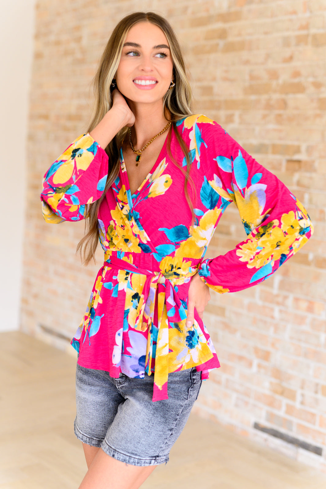 Spring to Be Sprung Floral Blouse