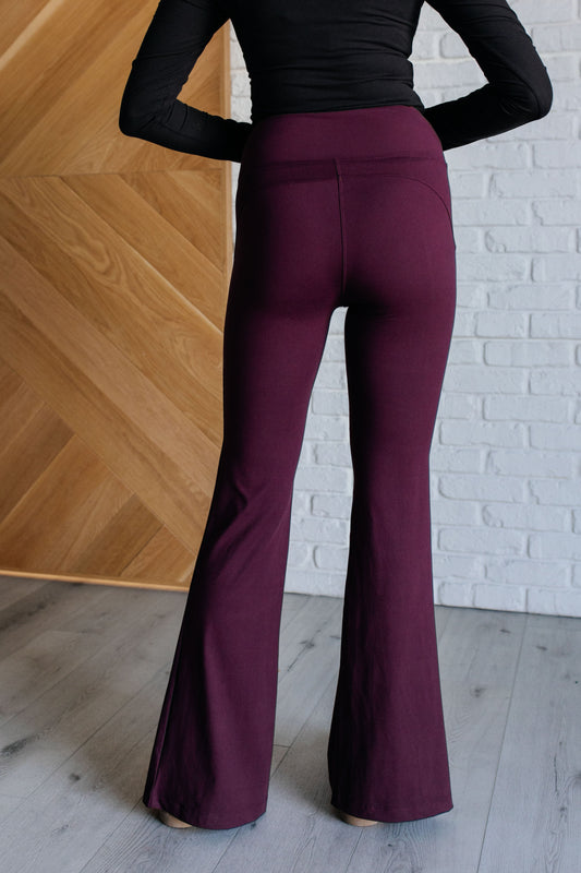 Stamina Stride Flare Leggings | Cassis
