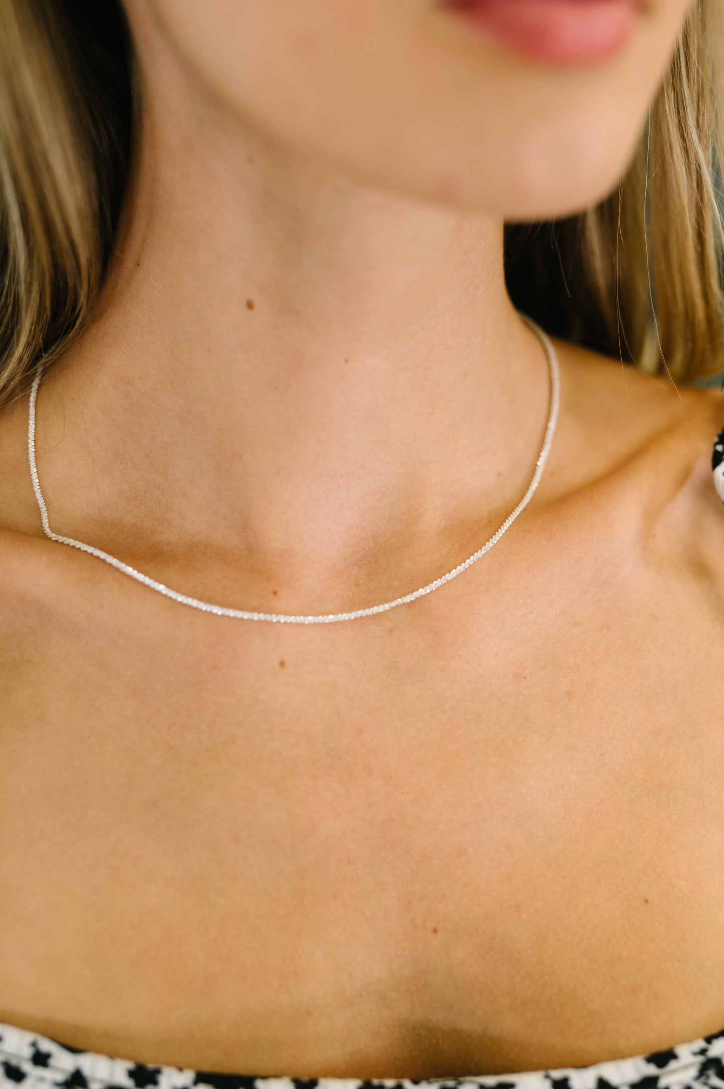 Subtly Sparkle Dainty Necklace