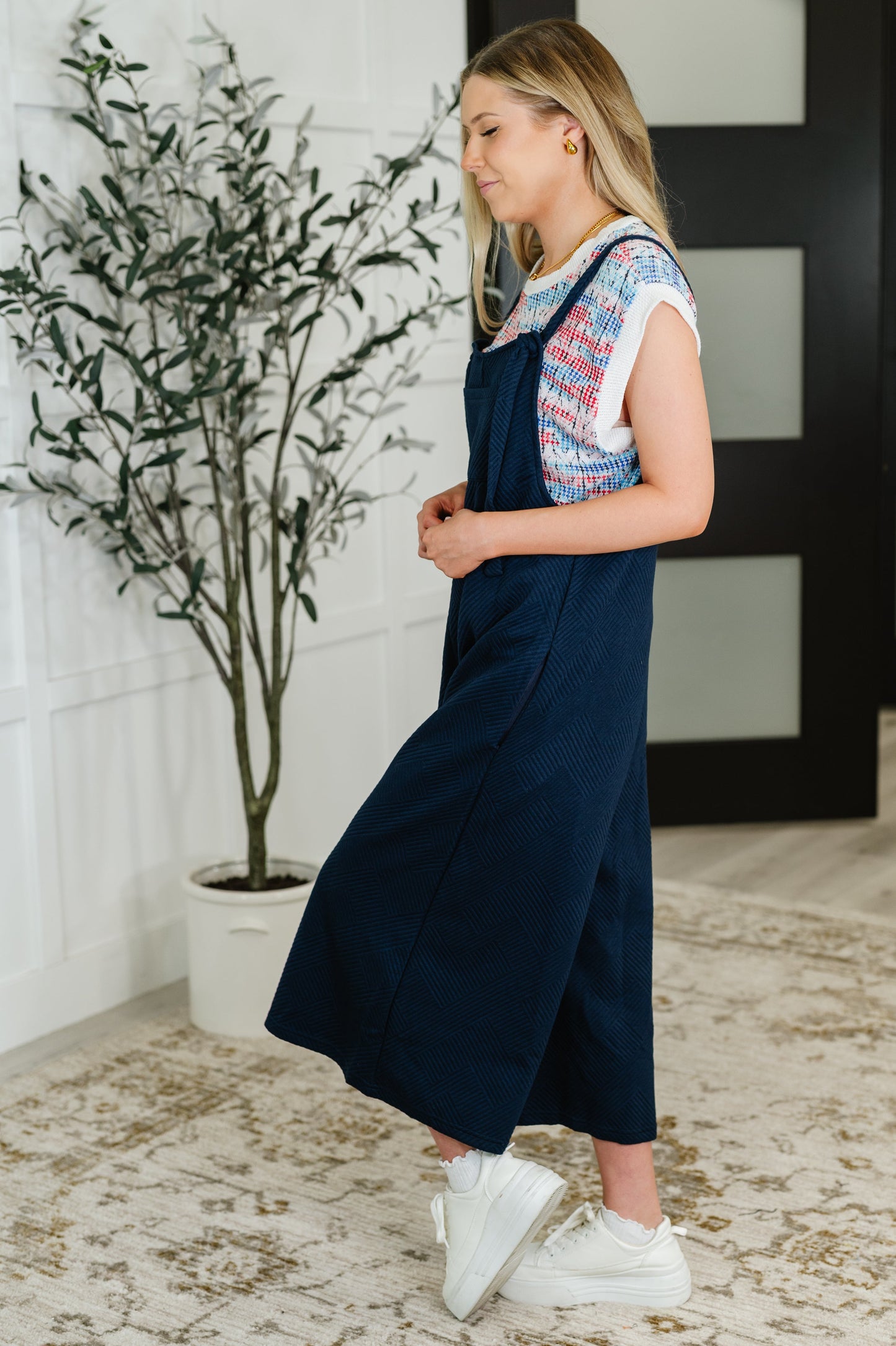 Suit Yourself Jumpsuit | Navy