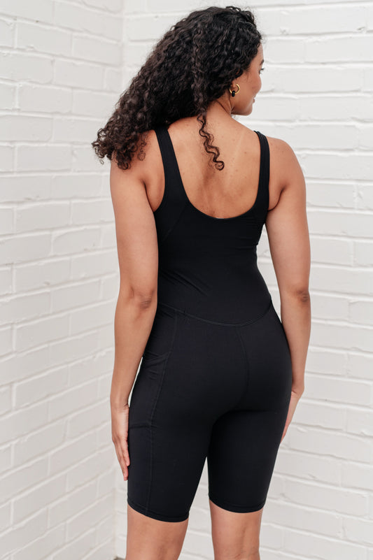 Sun Salutations Body Suit | Black