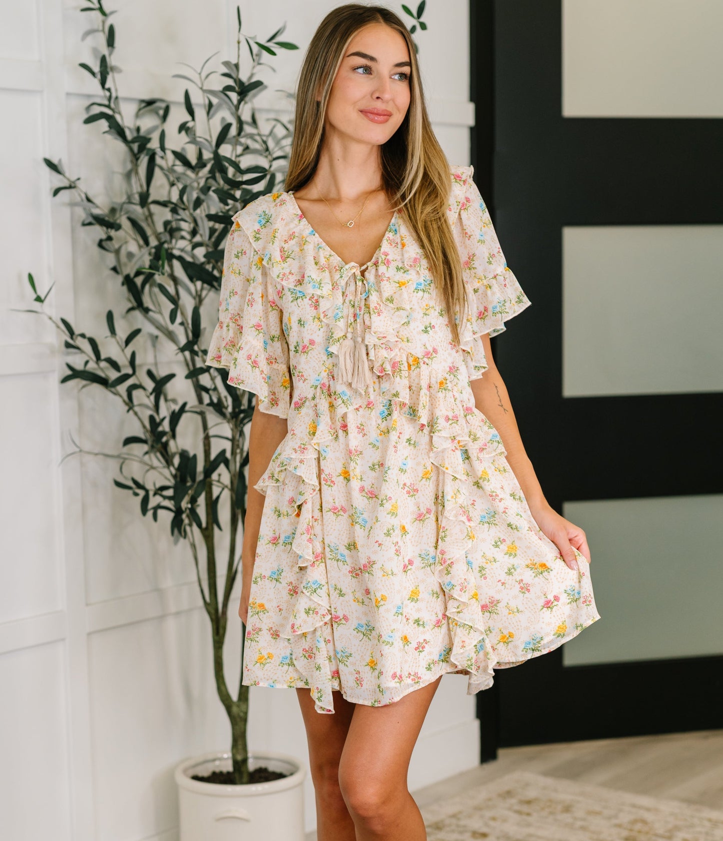 Sweet Escape Boho Floral Dress