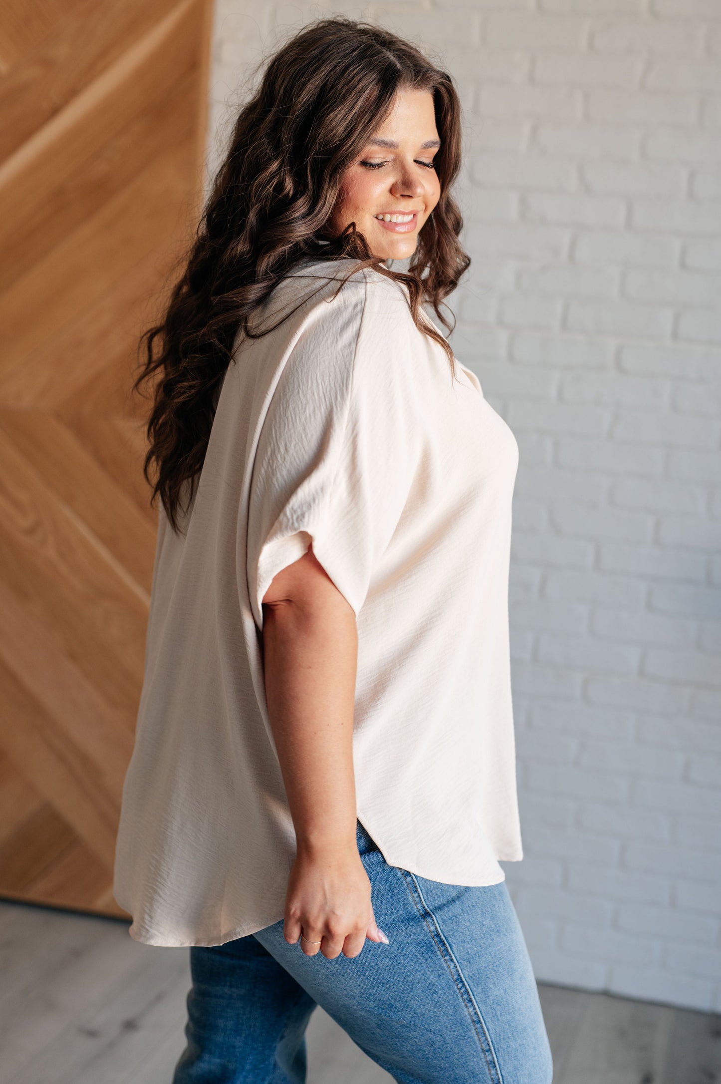 Sweet Simplicity Blouse | Oatmeal