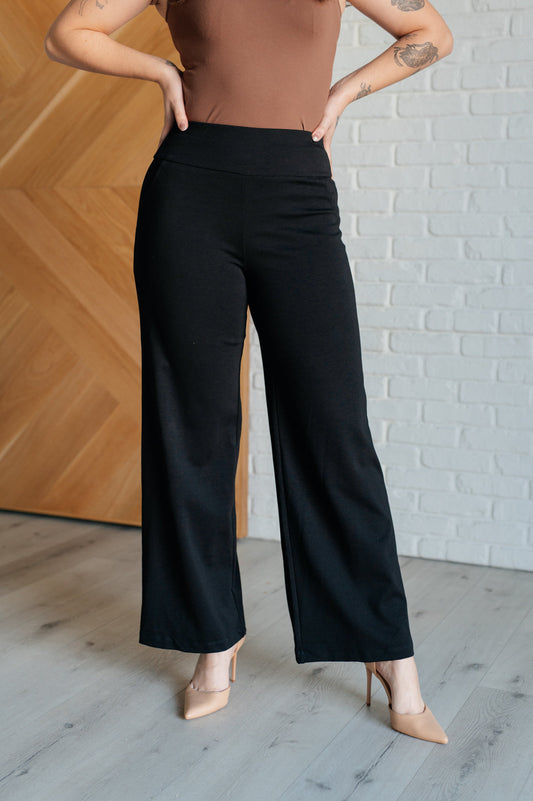 Magic Wide Leg Pants | Black