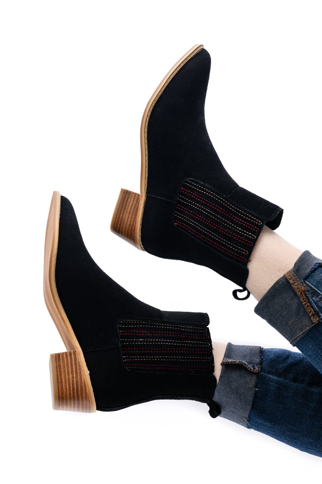 Leonor Suede Ankle Boots | Black