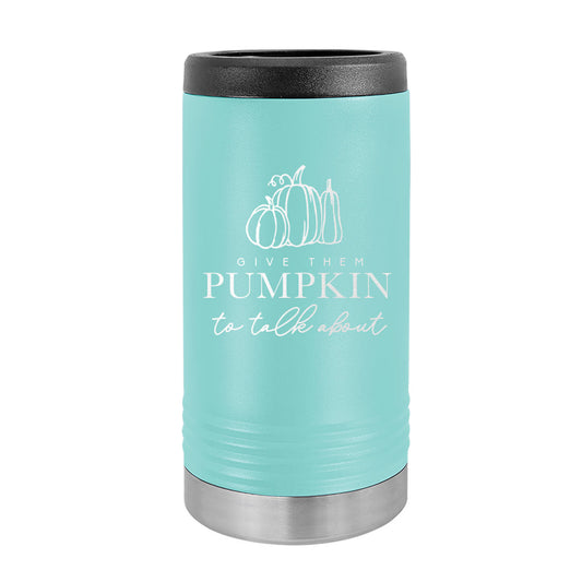 Give Them Pumpkin To Talk About Slim Can Beverage Holder