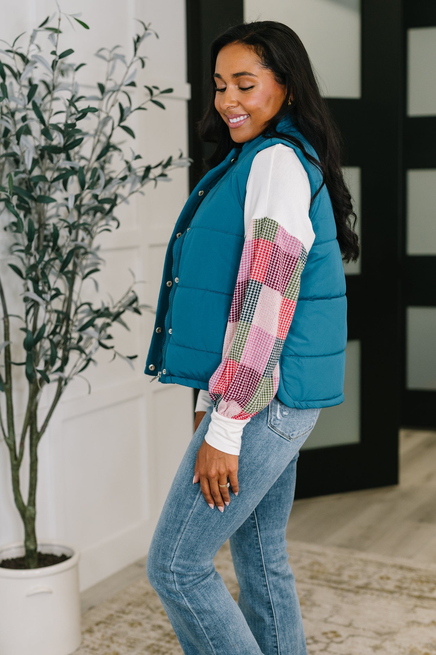 That's What I'm Talkin' About Puffer Vest | Teal