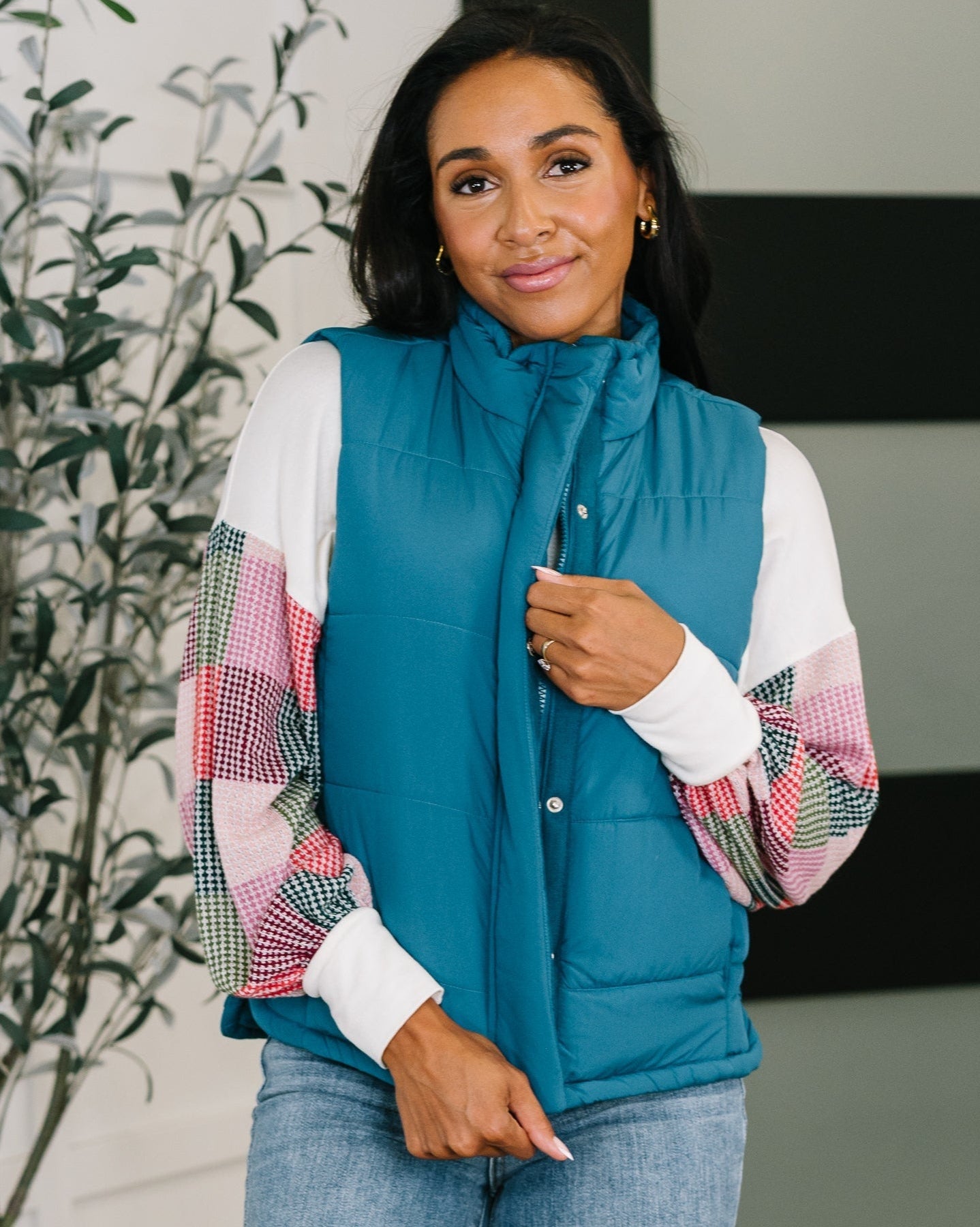 That's What I'm Talkin' About Puffer Vest | Teal