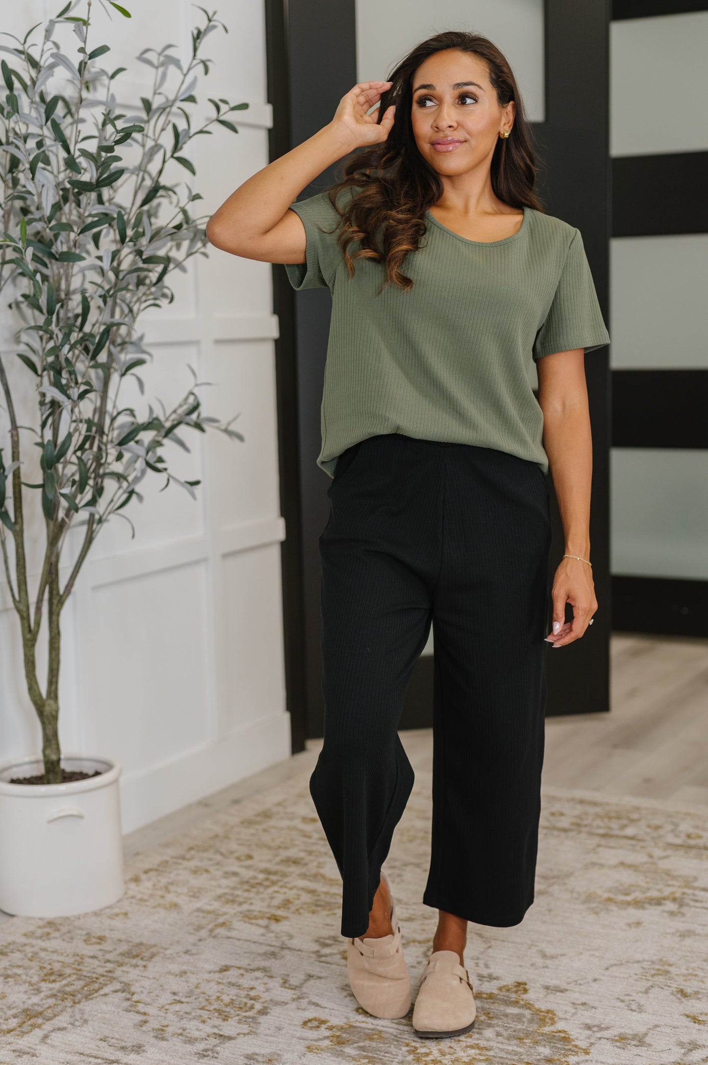 Thyme Culottes | Black