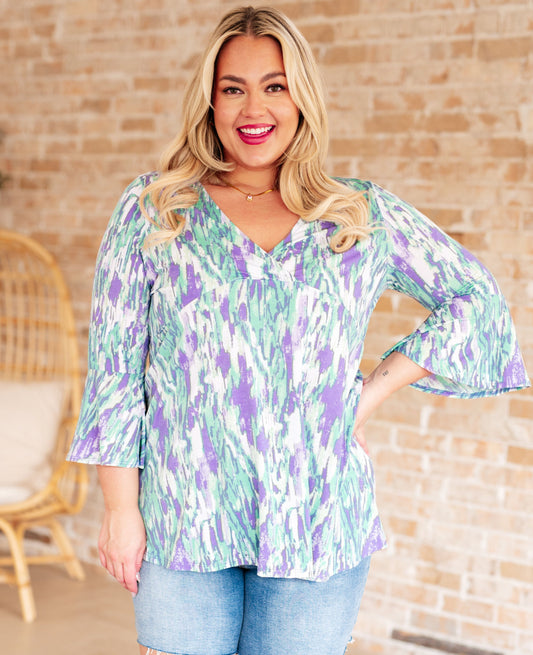 Tide Pool Baby Doll Top