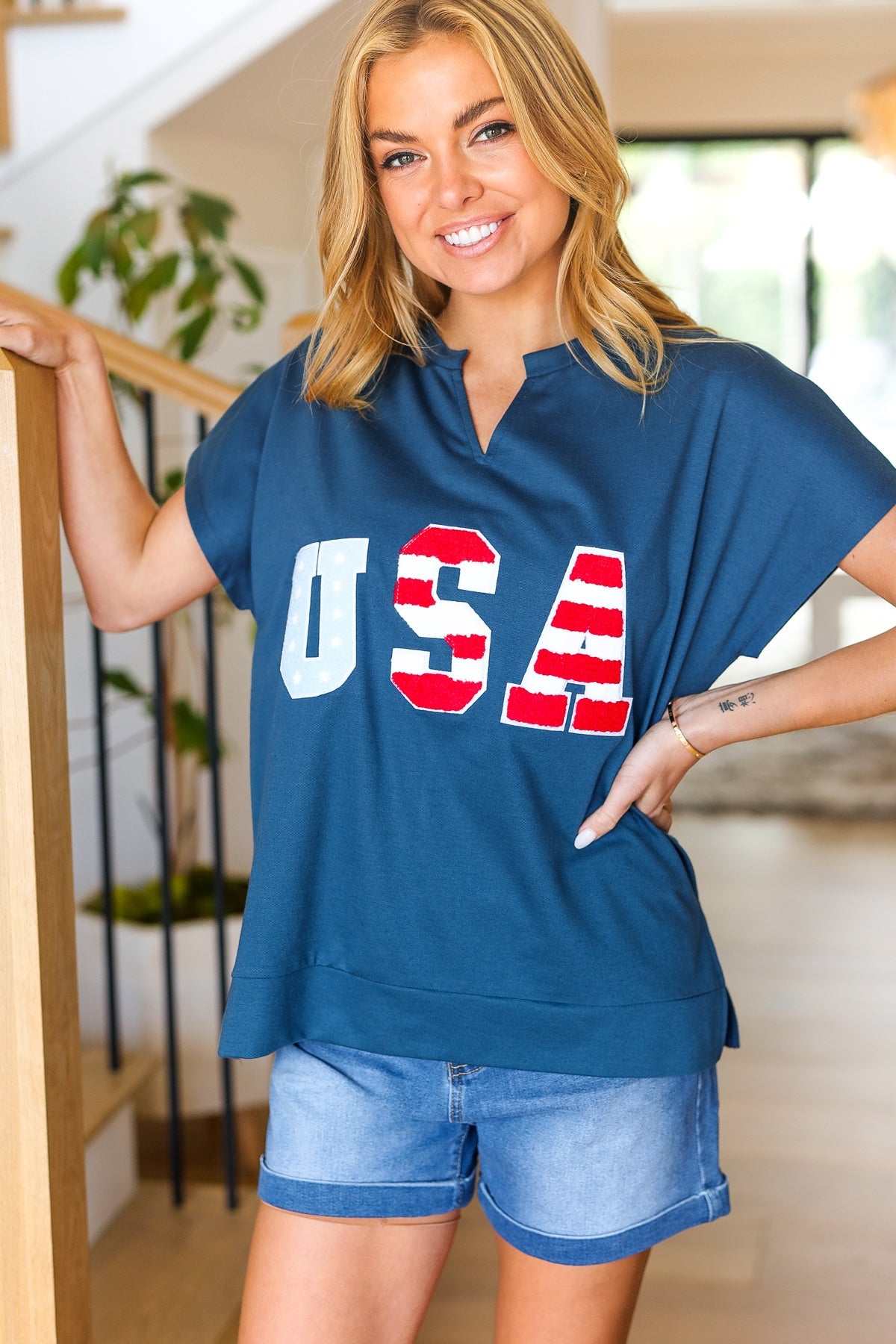 USA Dolman Top