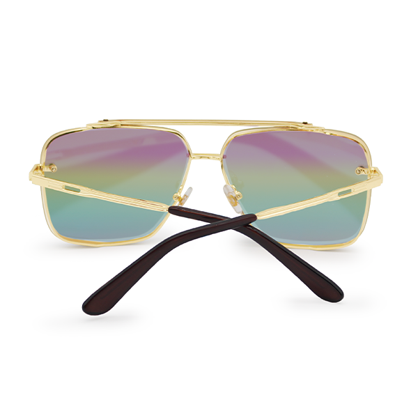 Bella Oversized Squared Aviator Sunglasses | Pride