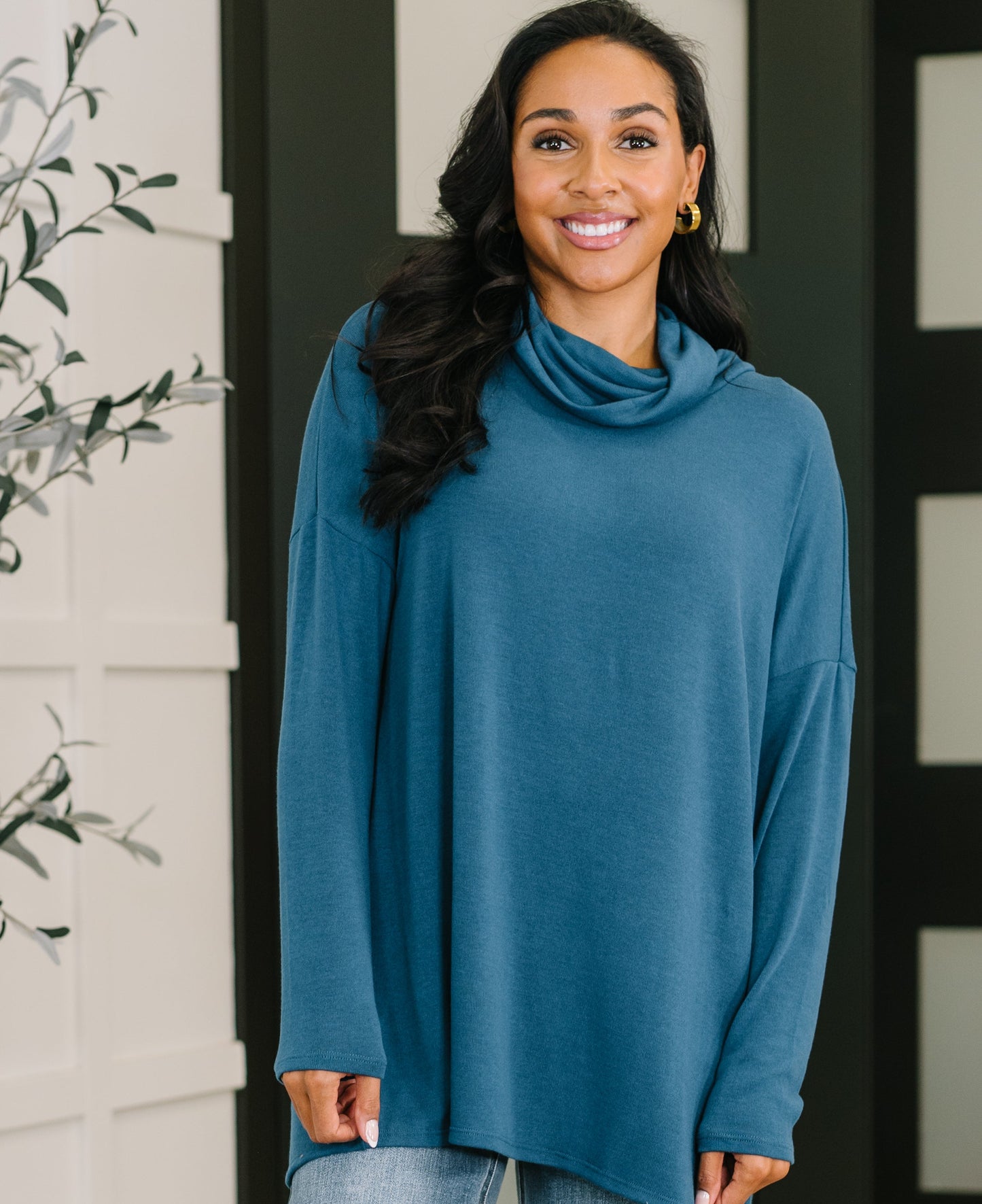 Travel Destination Pullover | Dark Teal