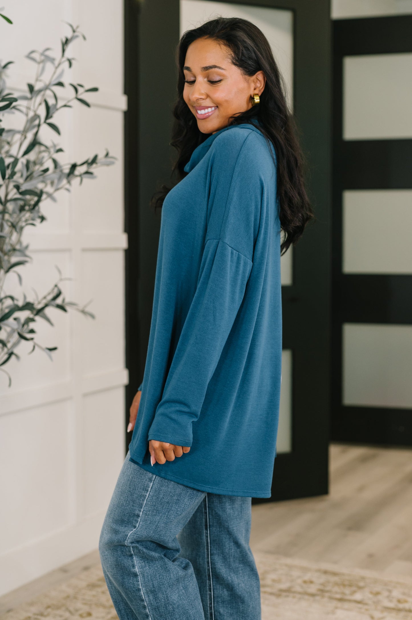 Travel Destination Pullover | Dark Teal