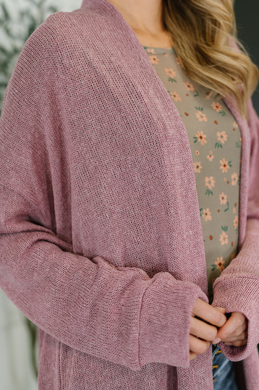 Travel Hideaway Cardigan | Cashmere Rose