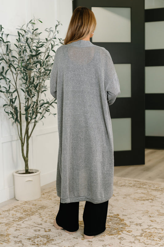 Travel Hideaway Cardigan | Soft Grey