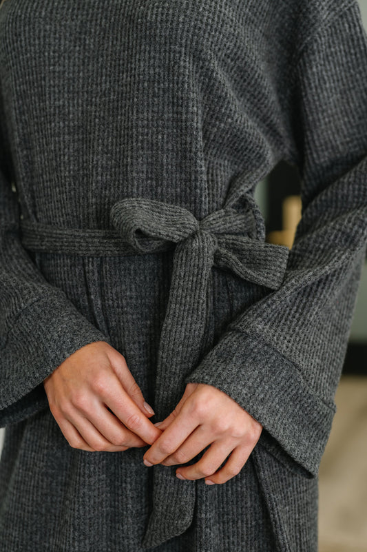 Travel Plush Dress | Charcoal