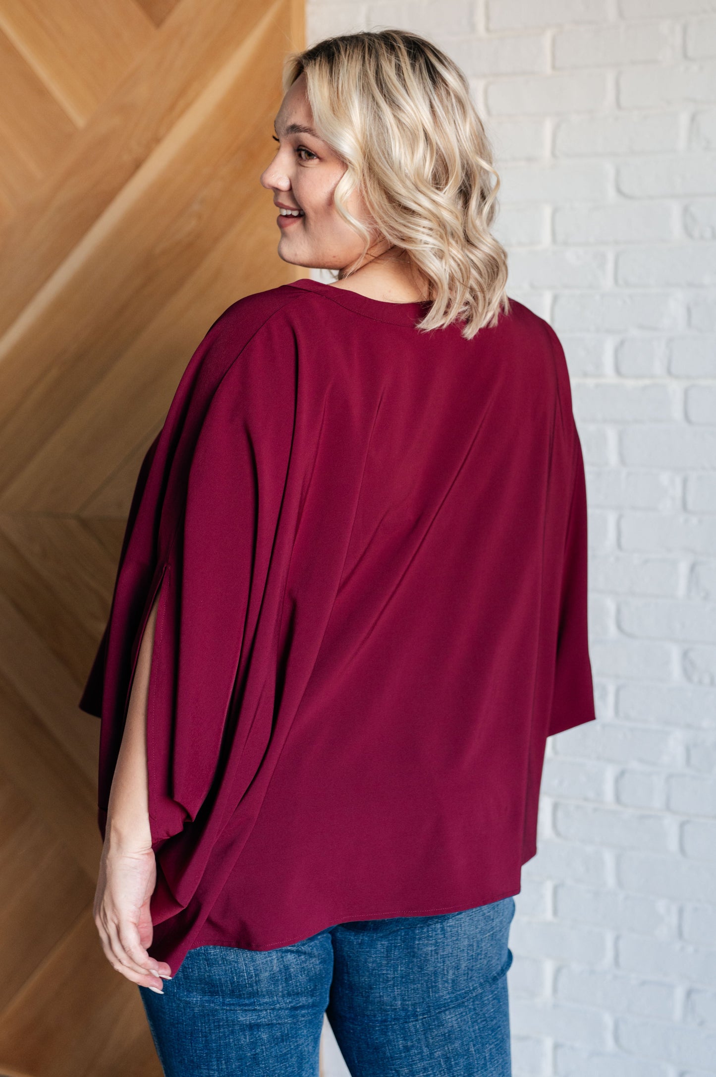 Universal Philosophy Blouse | Wine