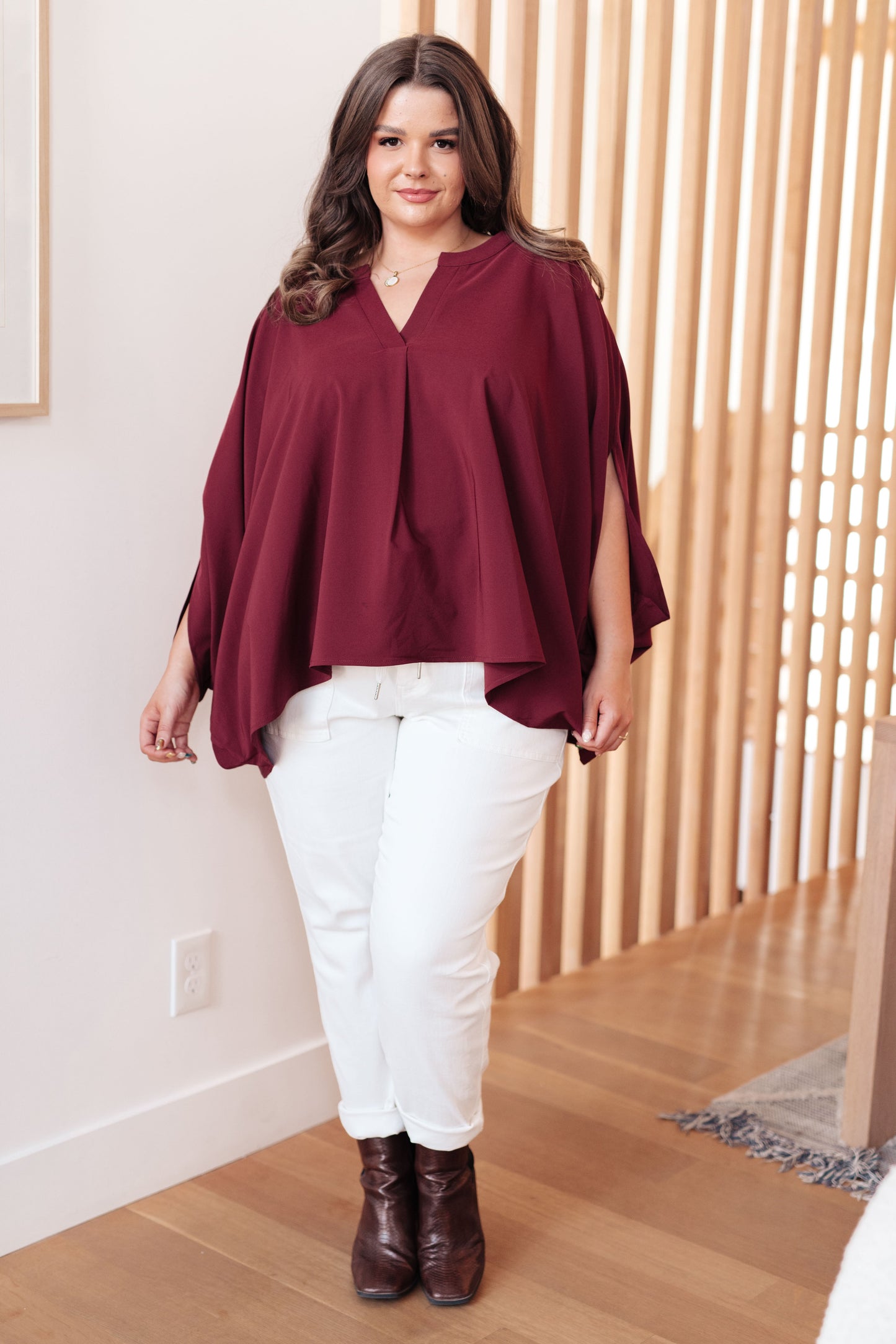 Universal Philosophy Blouse | Wine
