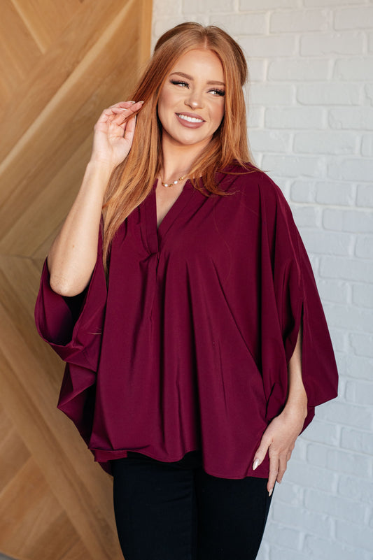 Universal Philosophy Blouse | Wine