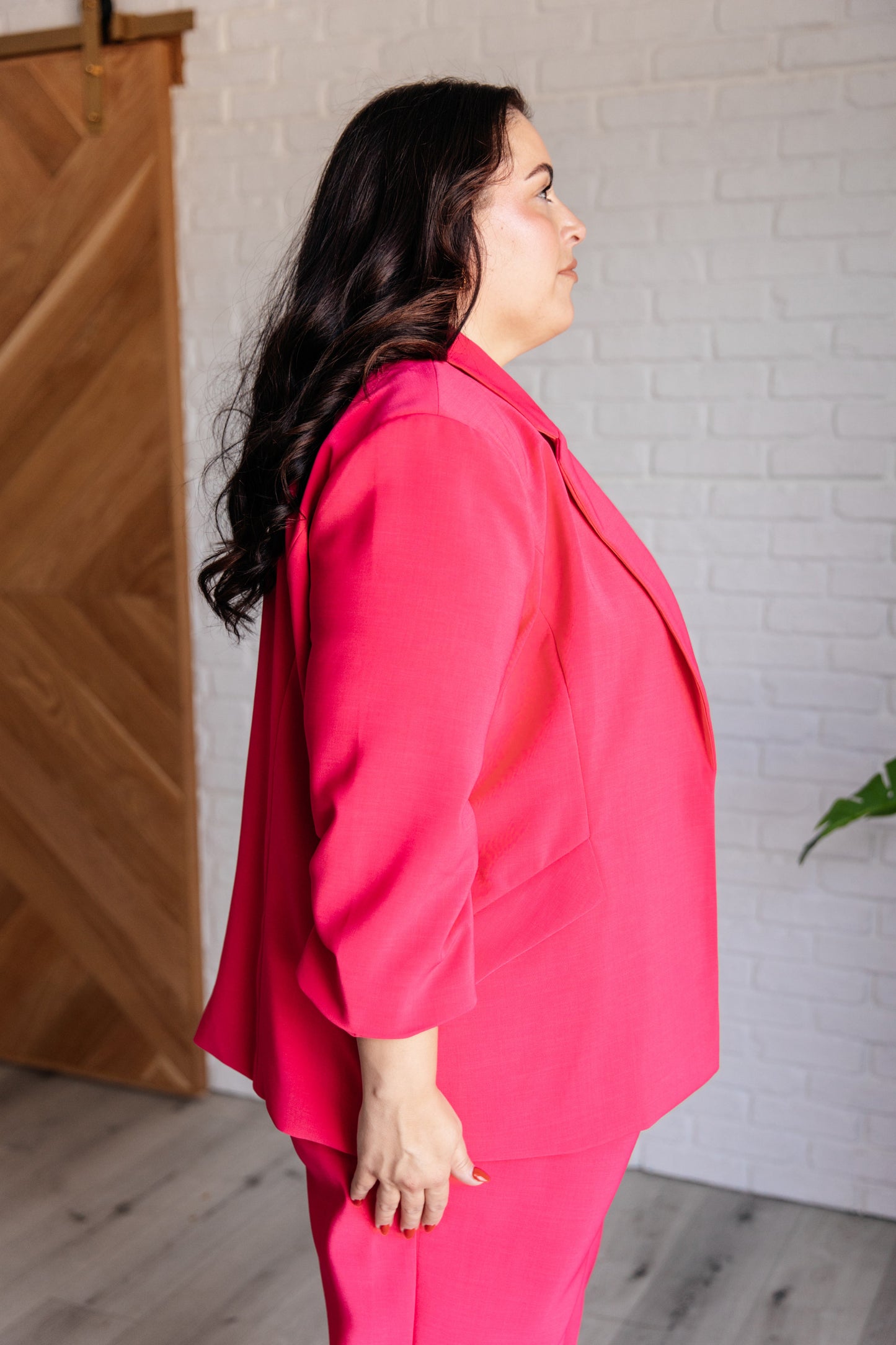 Vigilante Stuff Blazer | Hot Pink