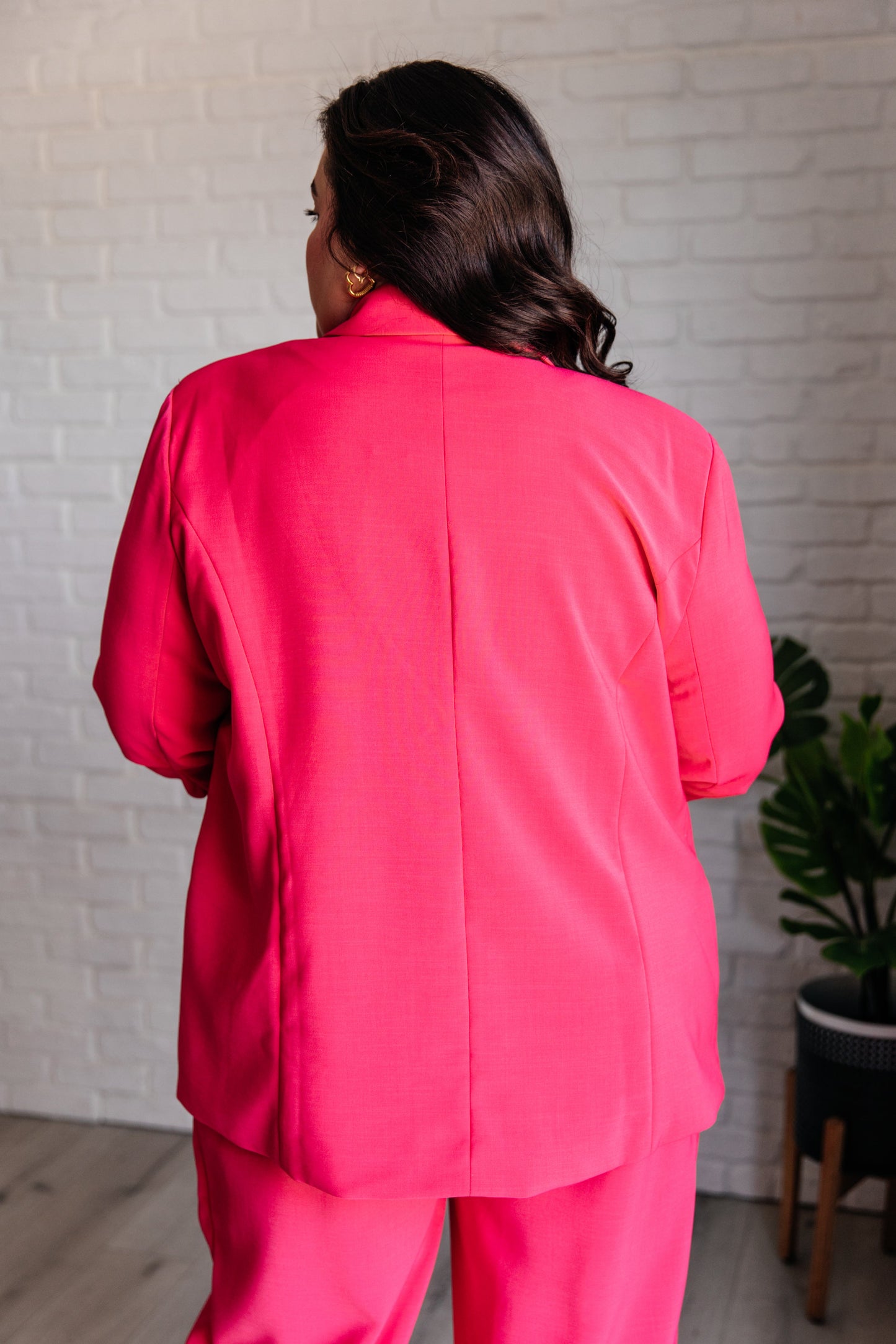 Vigilante Stuff Blazer | Hot Pink