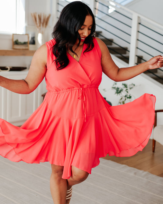 Worth the Wait V-Neck Dress