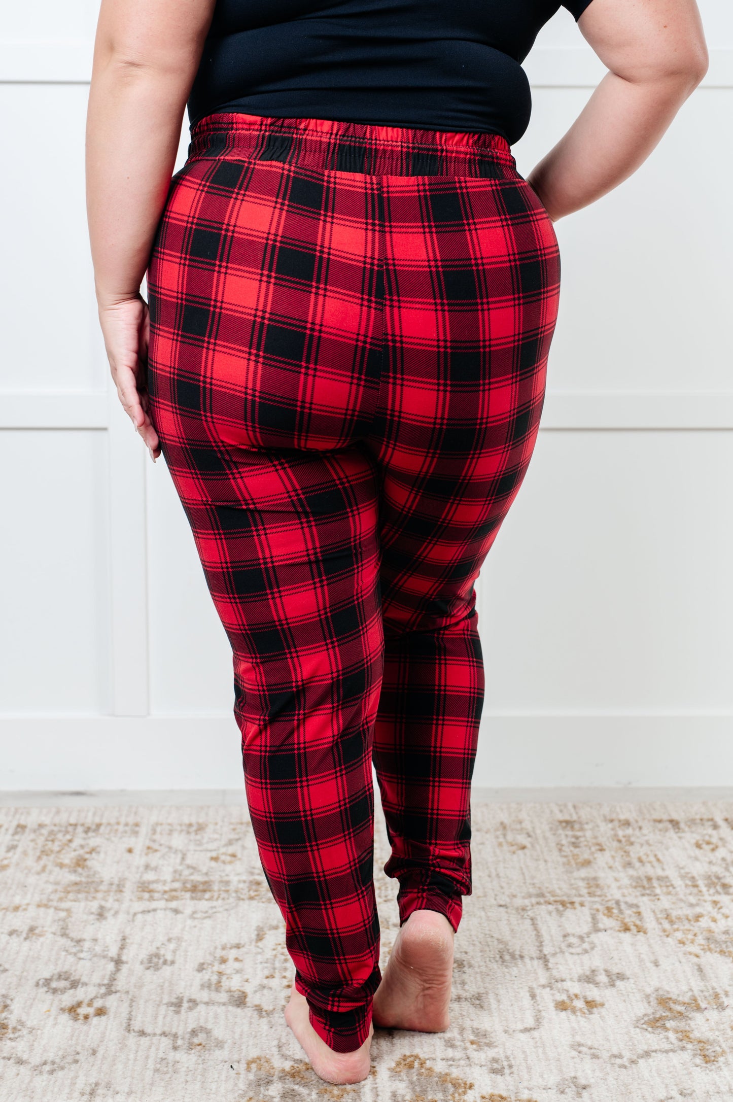 Your New Favorite Joggers | Red Plaid