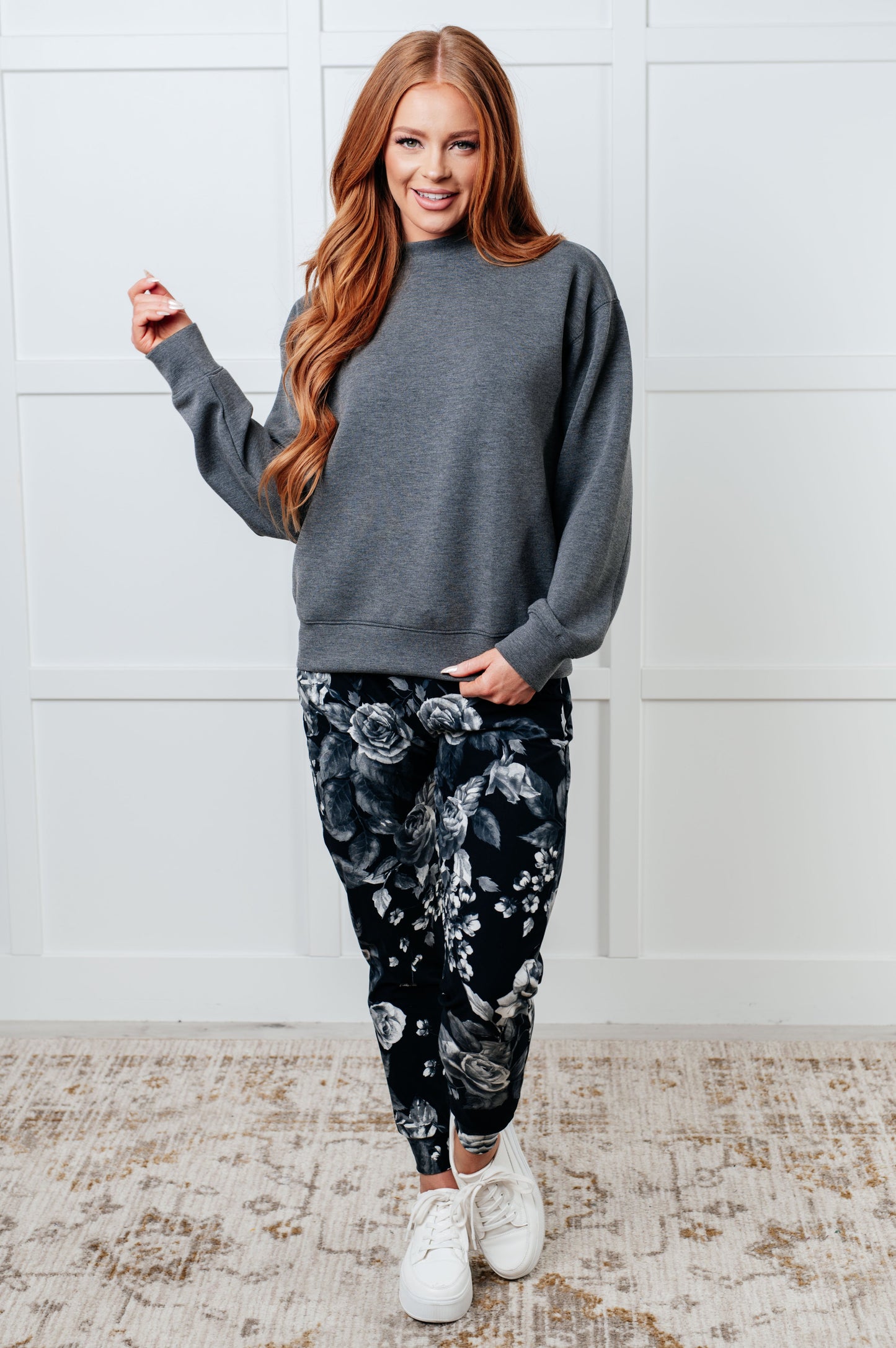 Your New Favorite Joggers | Rose Print