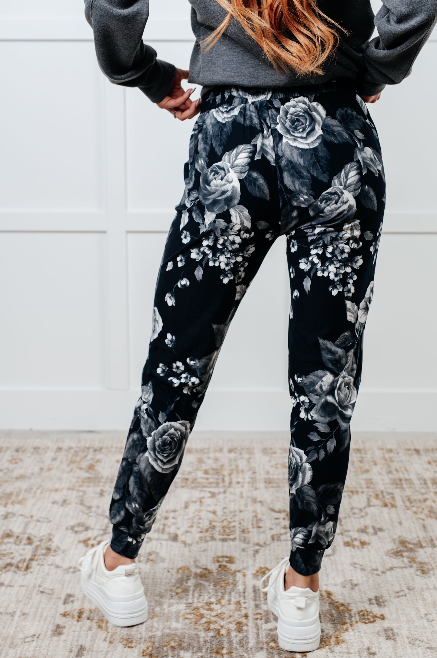 Your New Favorite Joggers | Rose Print