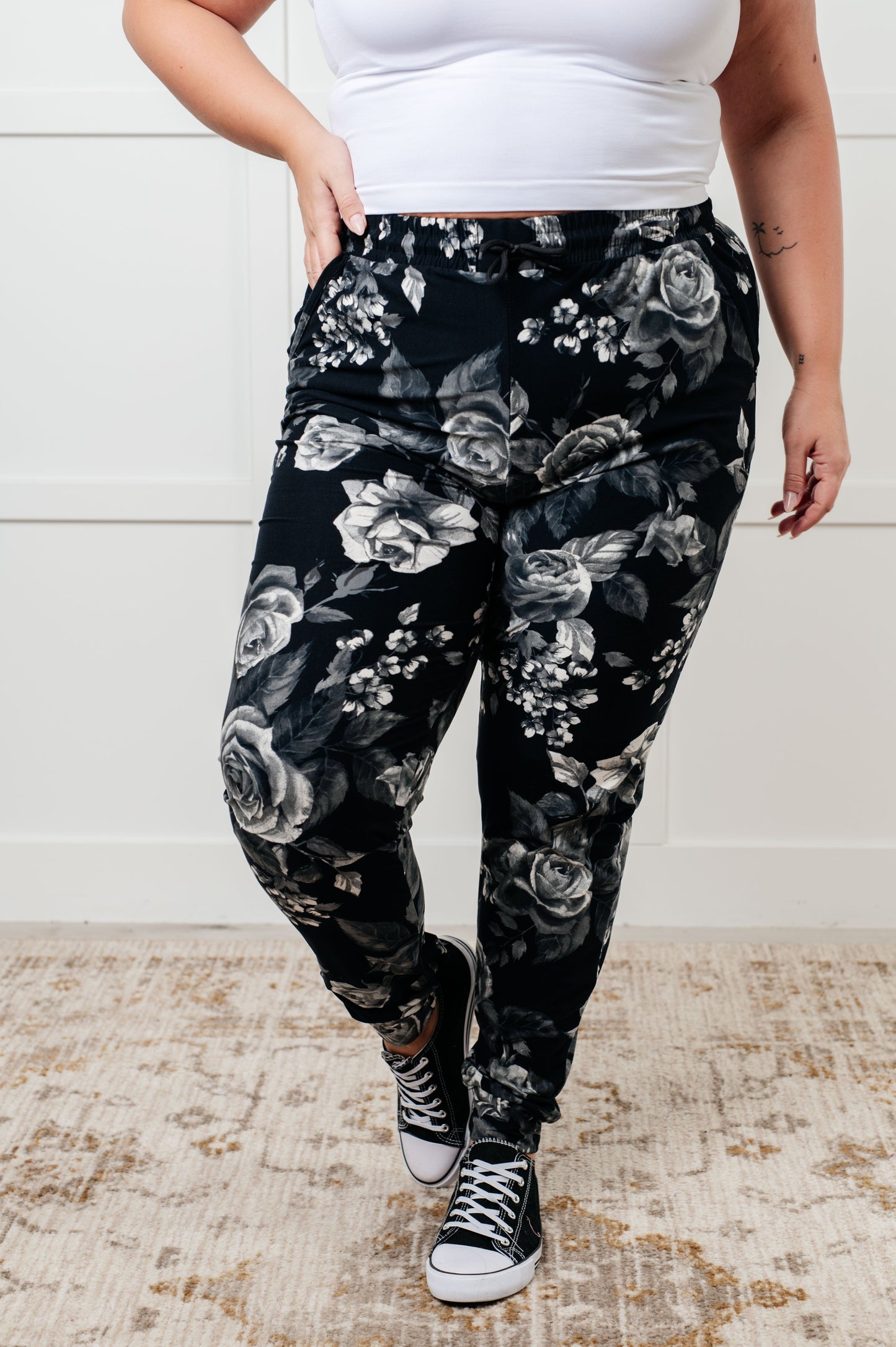 Your New Favorite Joggers | Rose Print