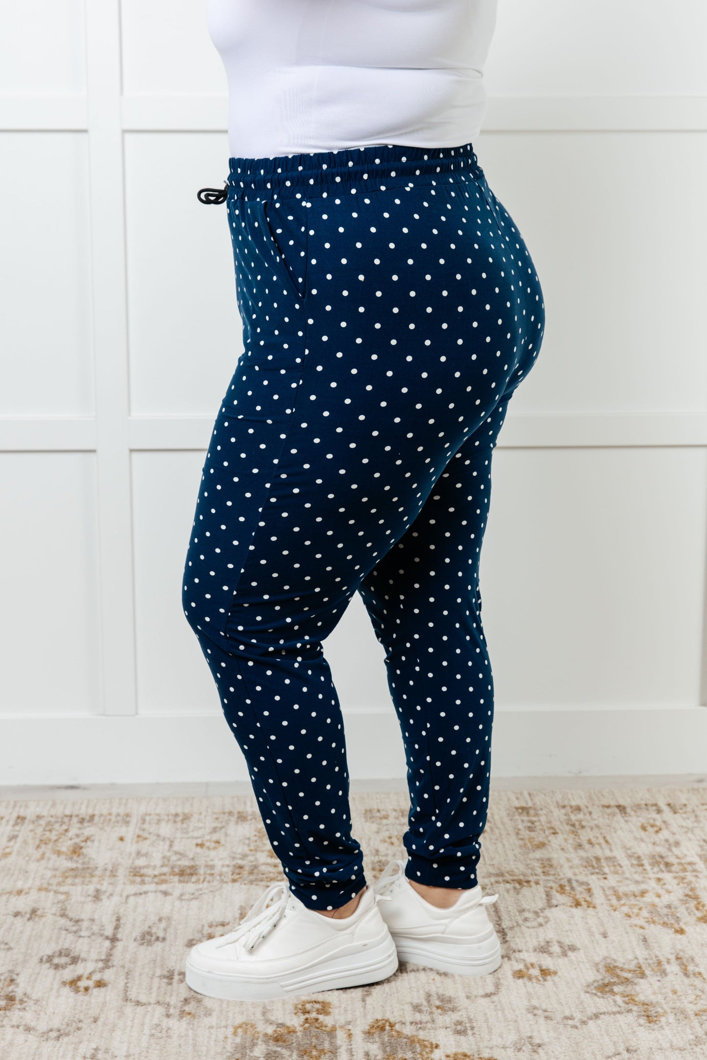 Your New Favorite Joggers | White Polka Dot