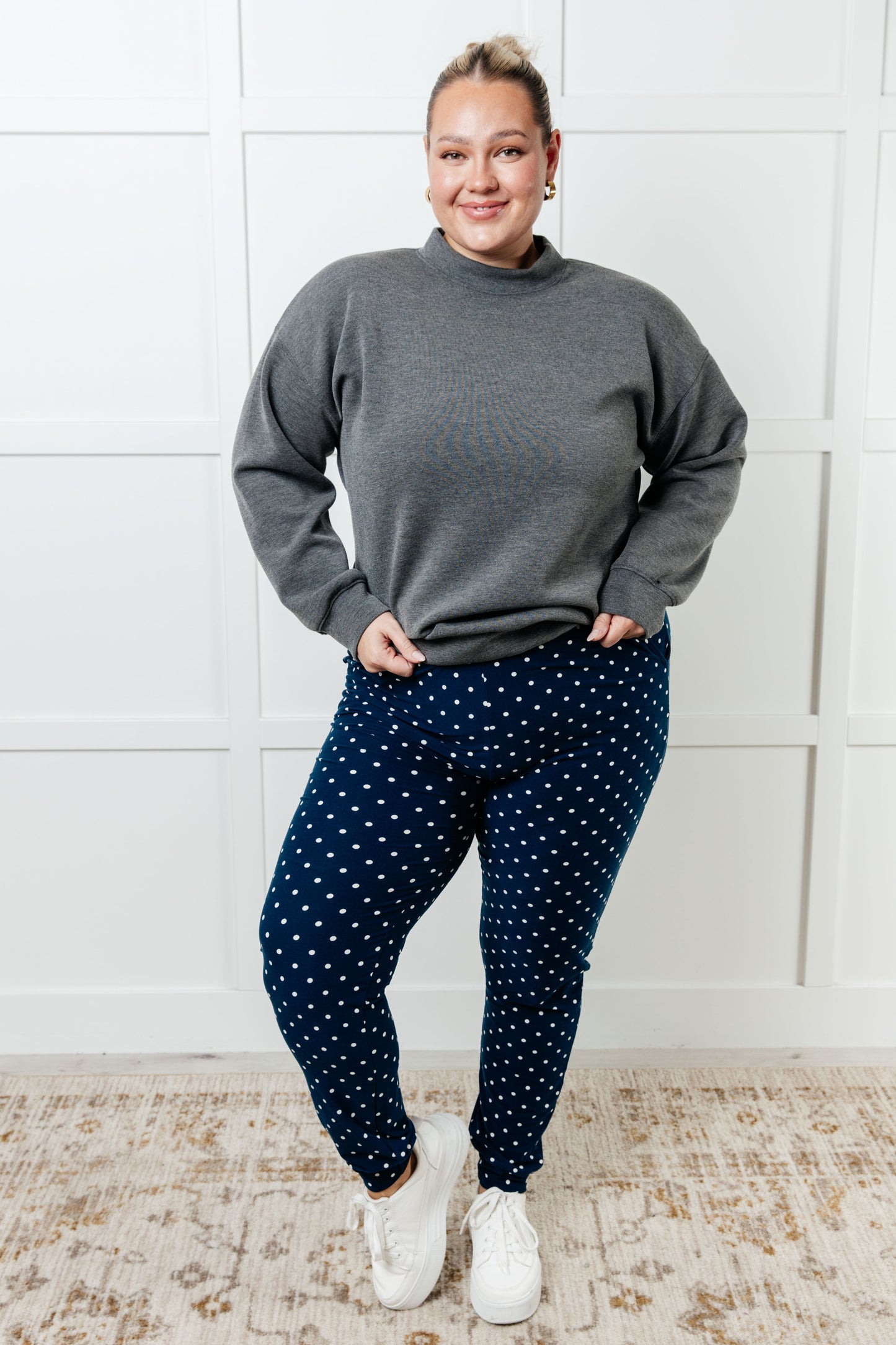 Your New Favorite Joggers | White Polka Dot