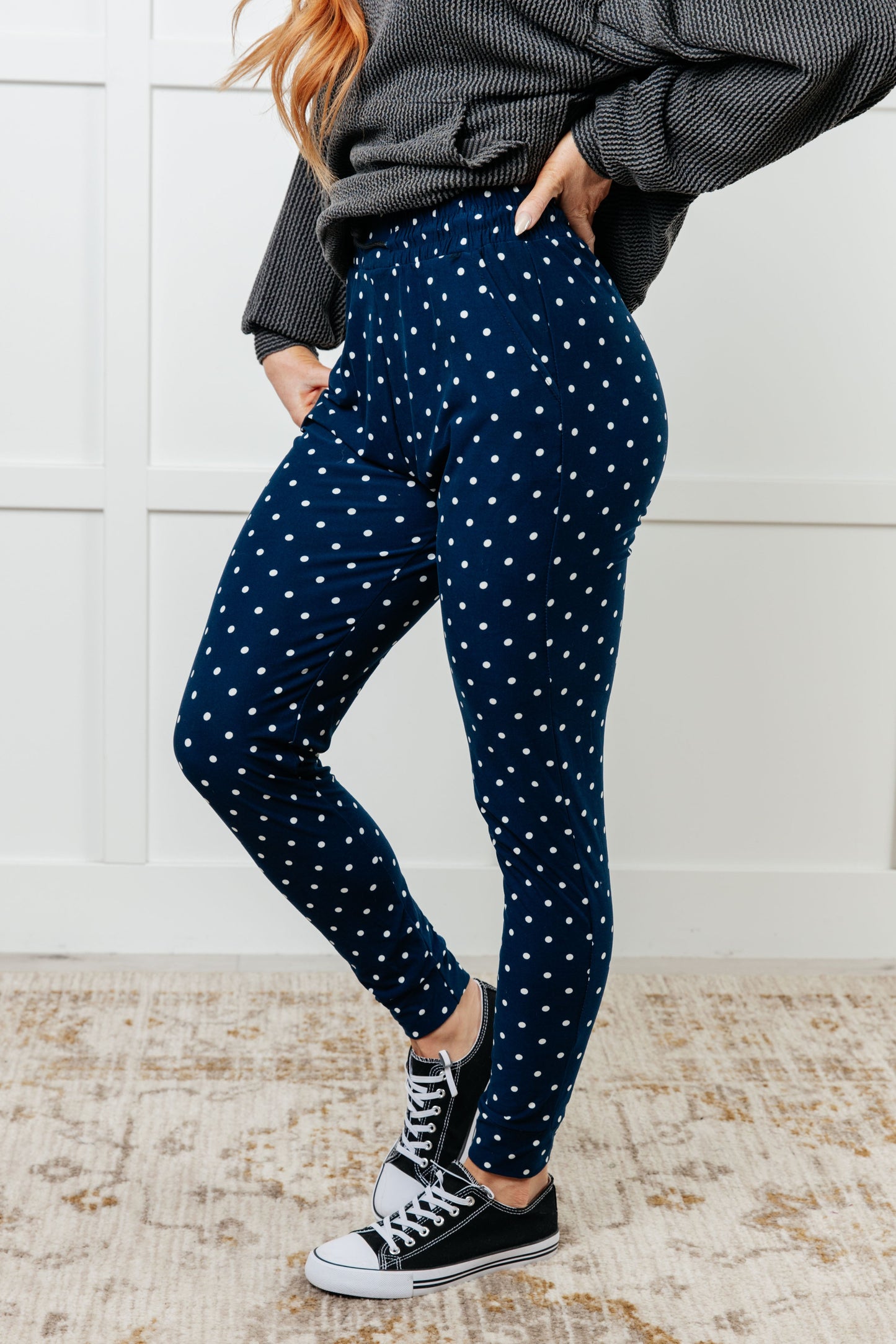 Your New Favorite Joggers | White Polka Dot