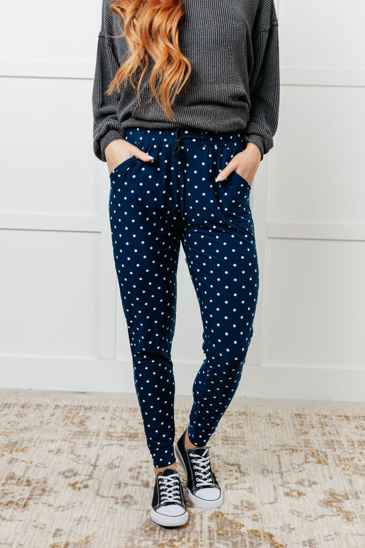 Your New Favorite Joggers | White Polka Dot