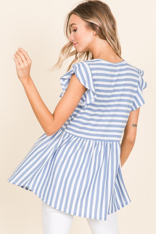 Lina Striped Top