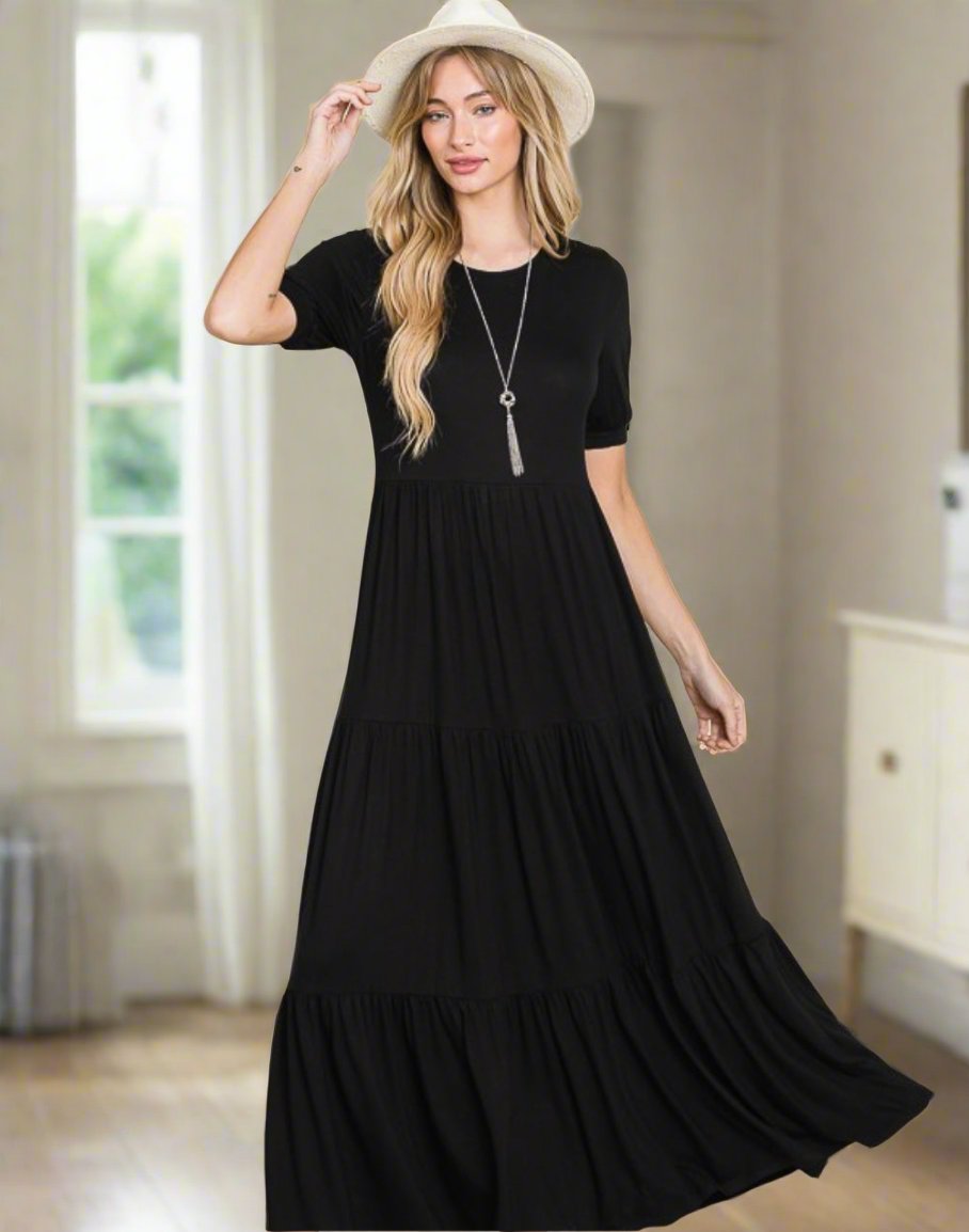 Alyssa Tiered Maxi Dress