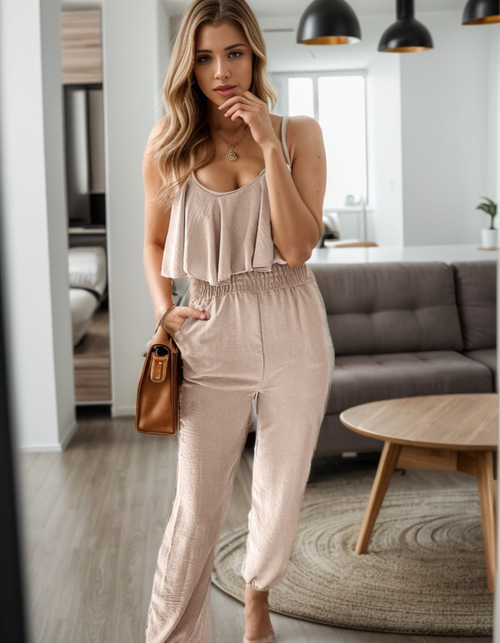 Willa Spaghetti Strap Jumpsuit