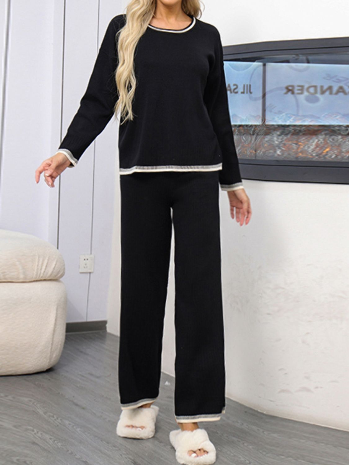 Trinity Top & Pants Sweater Set | Multiple Colors