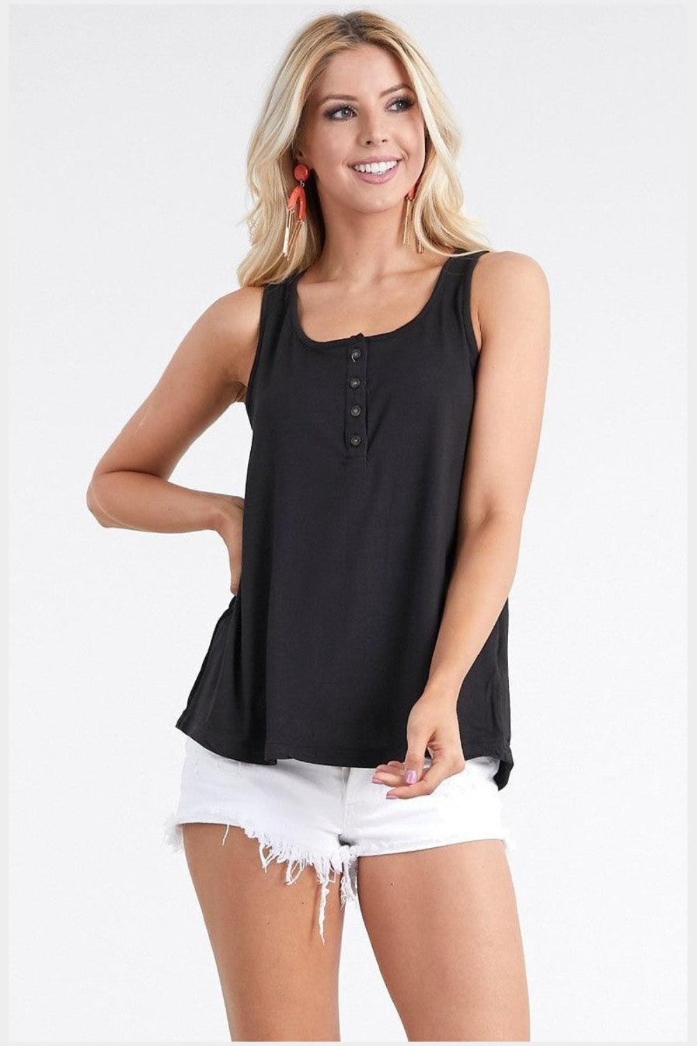 Tatum Half-Button Tank