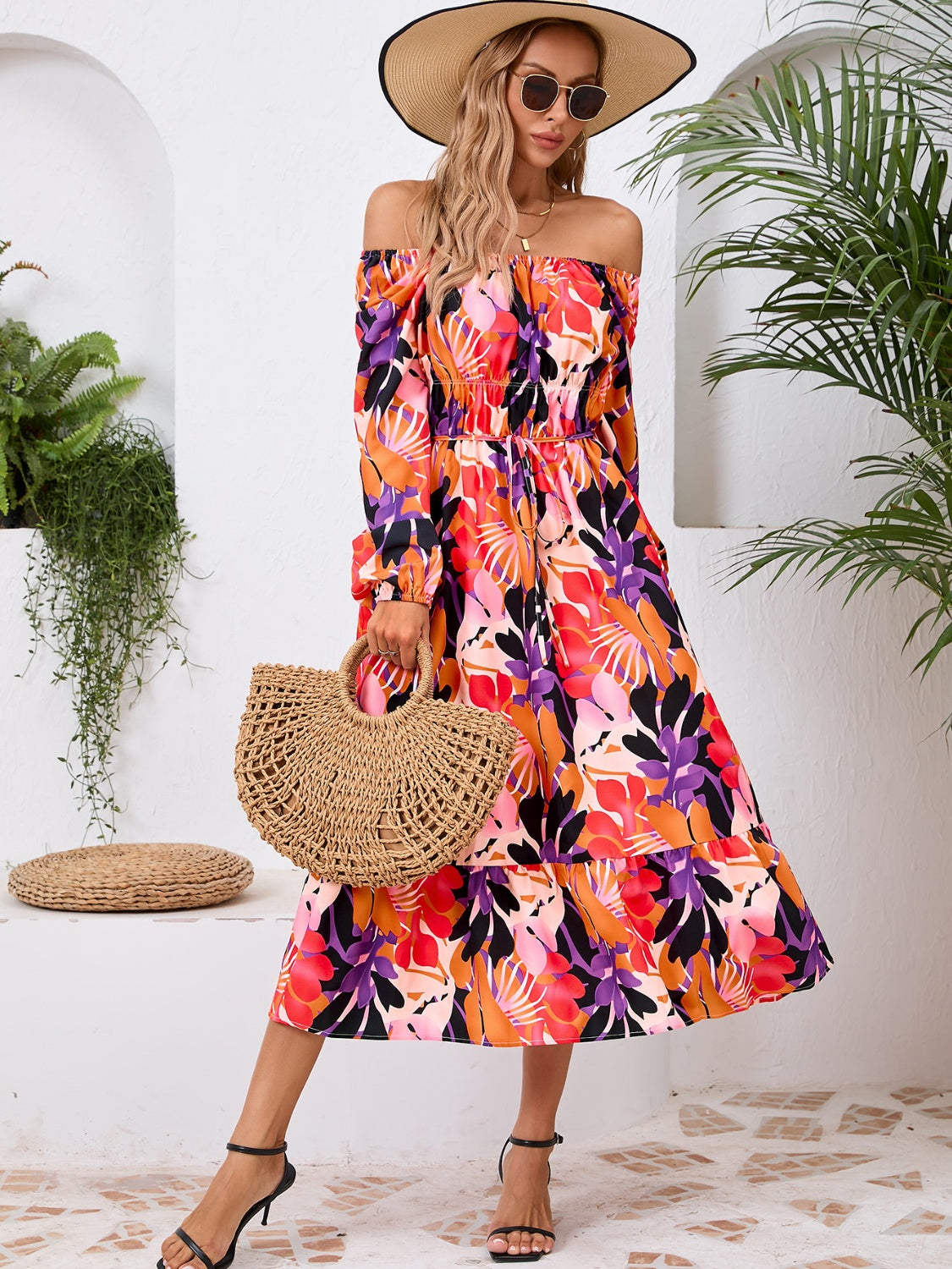 Kiara Floral Midi Dress | Multiple Colors