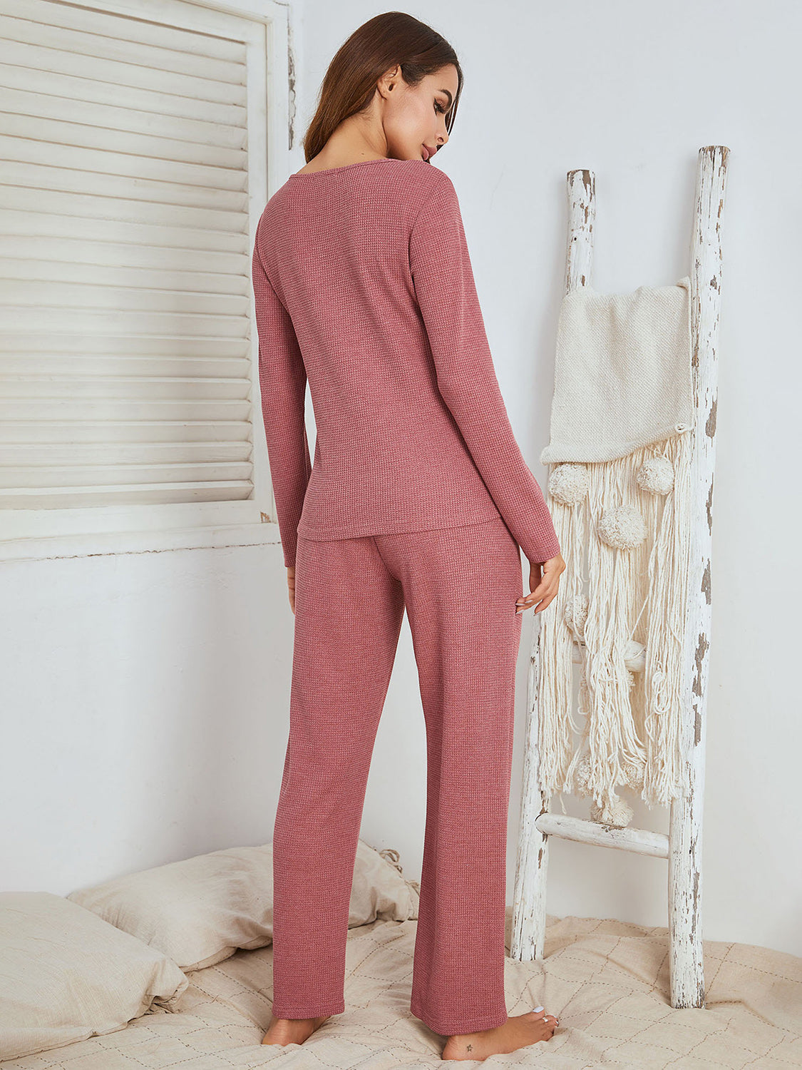 Antonella Long Sleeve Top & Pants Set | Multiple Colors