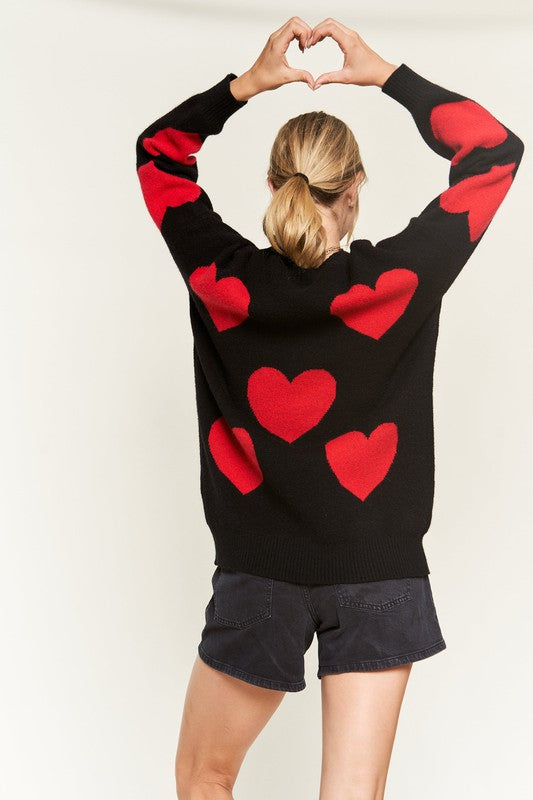 L'amour Hearts Sweater