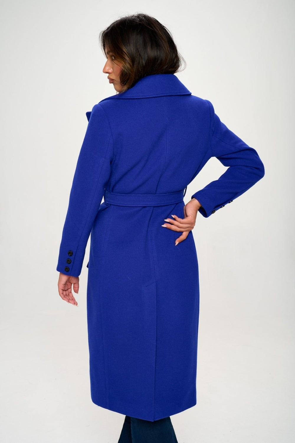 Eleanor Double-Breasted Longline Coat