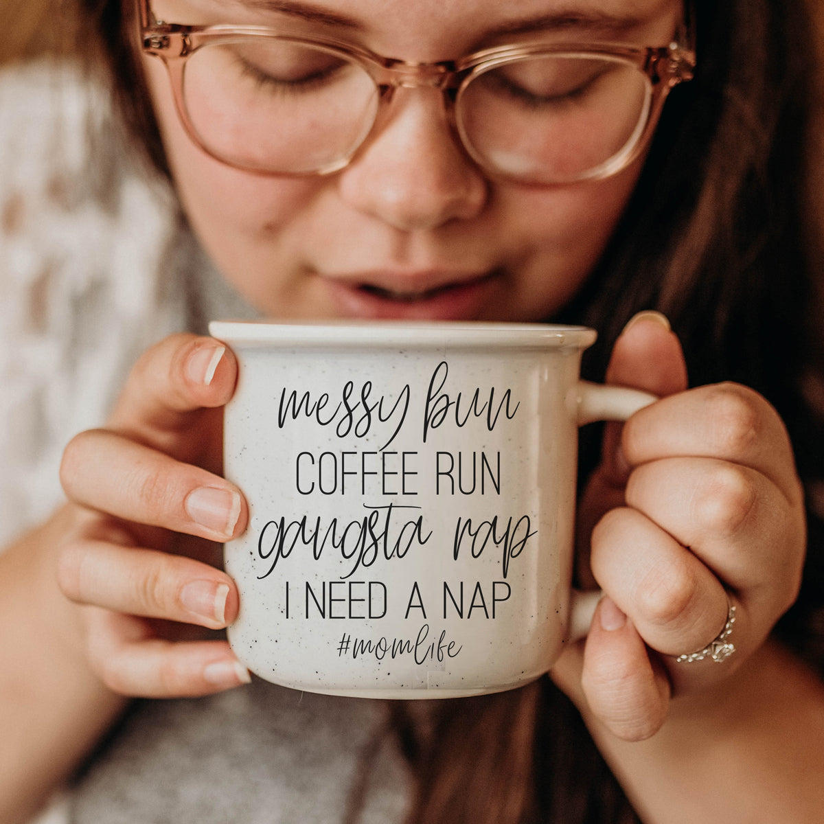 Messy Bun Coffee Run Mug | 14.5oz